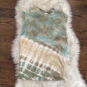 PacSun Sleeveless Dye Tie Shirt